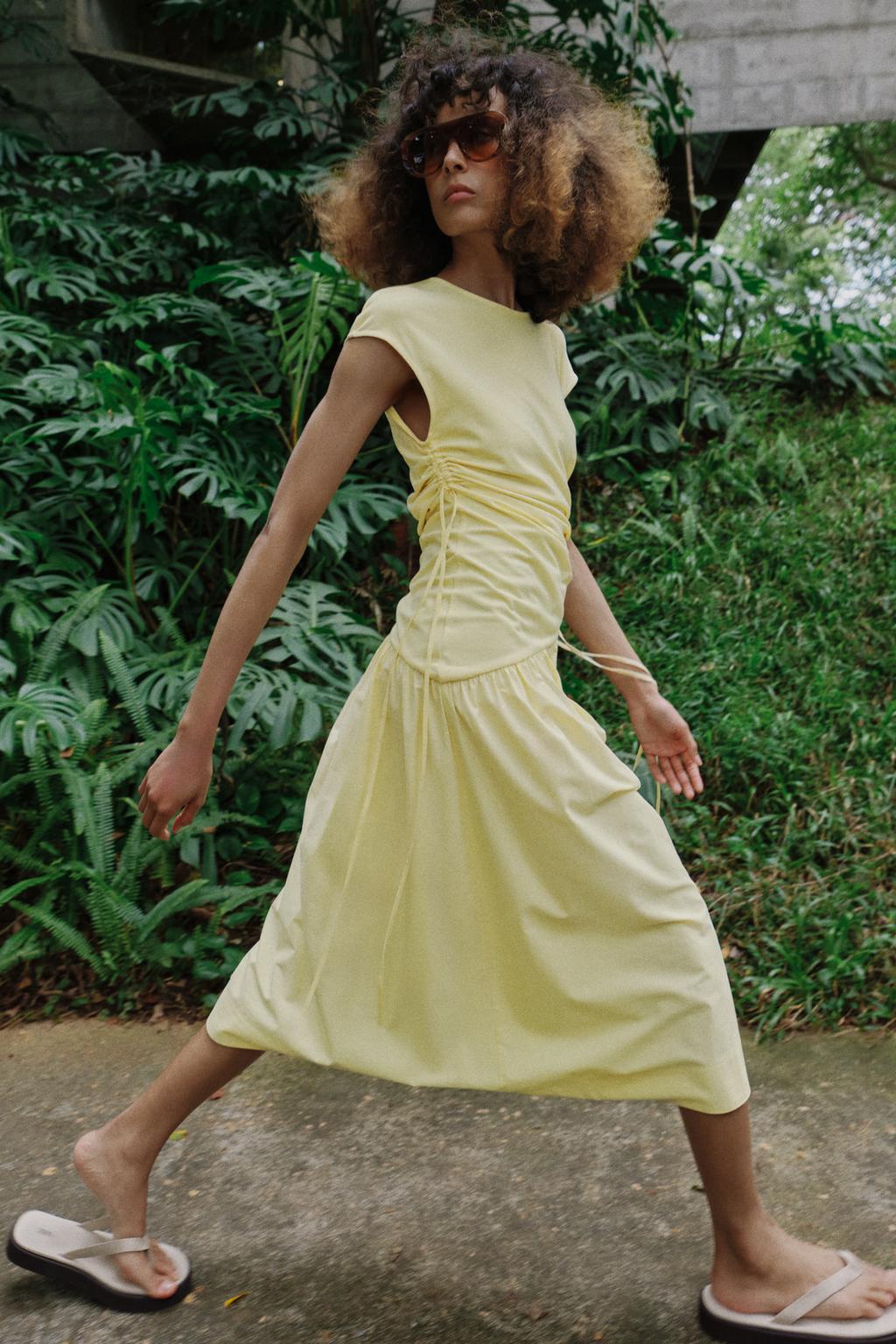 ПЛАТЬЕ АСИММЕТРИЧНОГО КРОЯ СО СБОРКАМИ