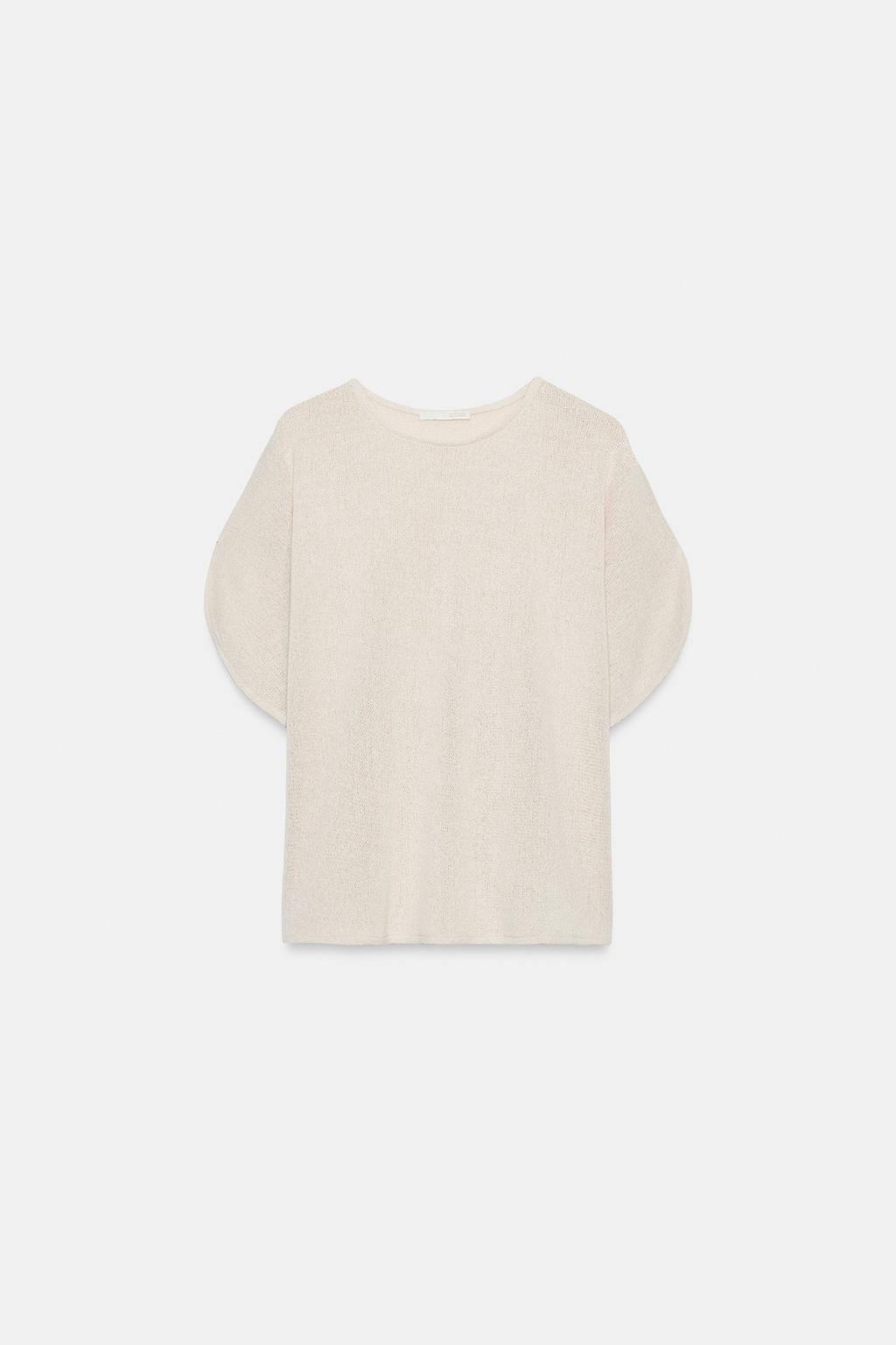 ТОП В СТИЛЕ РУСТИК С РУКАВАМИ-КРЫЛЫШКАМИ