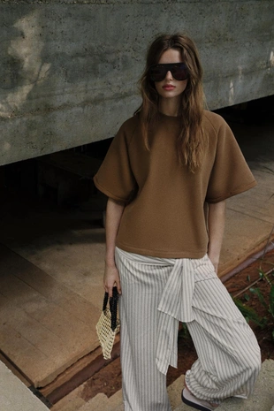 Толстовка с короткими рукавами- Заказать в России