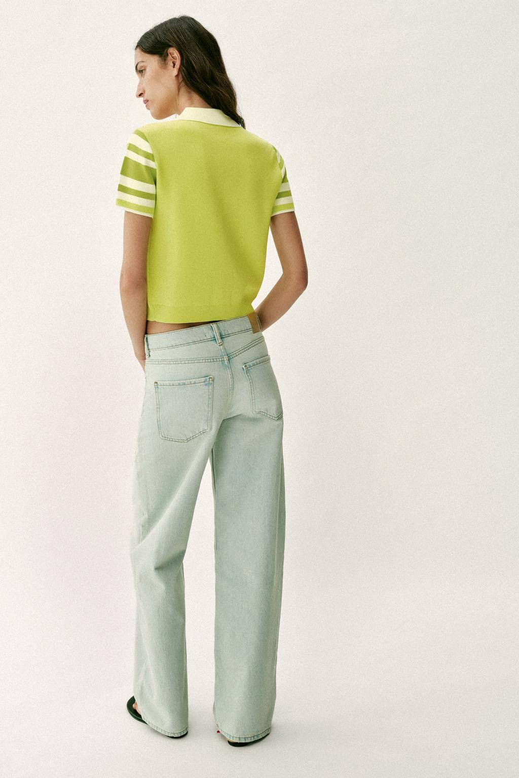 ДЖИНСЫ Z1975 прямого кроя СО СРЕДНЕЙ ПОСАДКОЙ И РАЗРЕЗАМИ