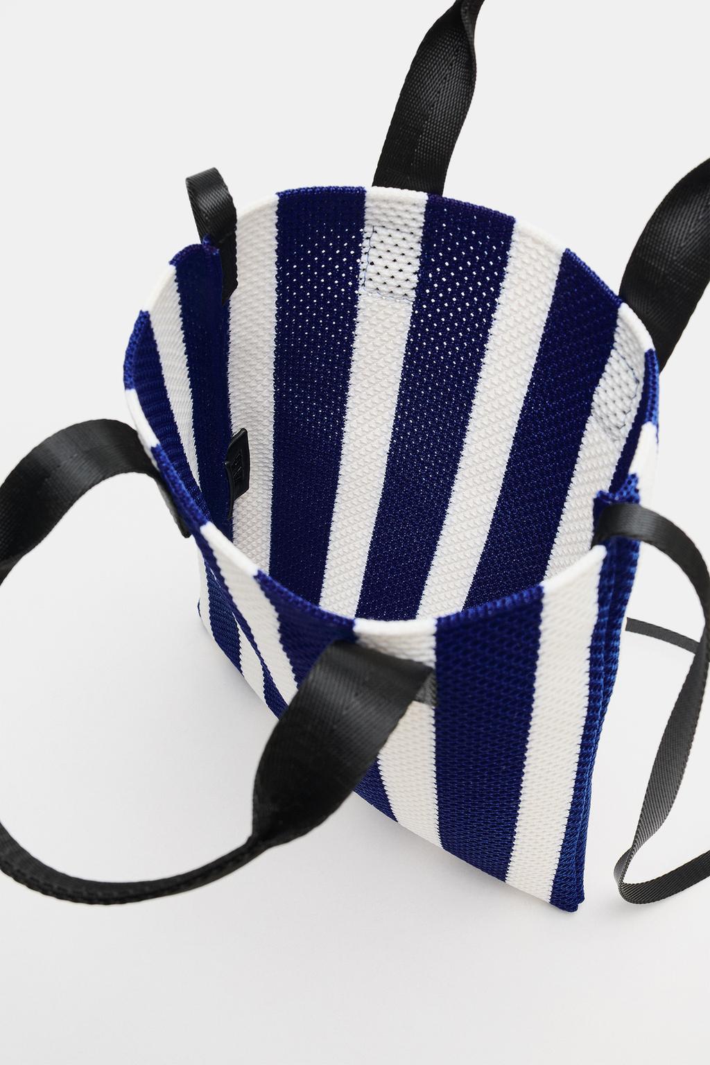 МАЛЕНЬКАЯ СУМКА-ШОПЕР С АЖУРНЫМ УЗОРОМ