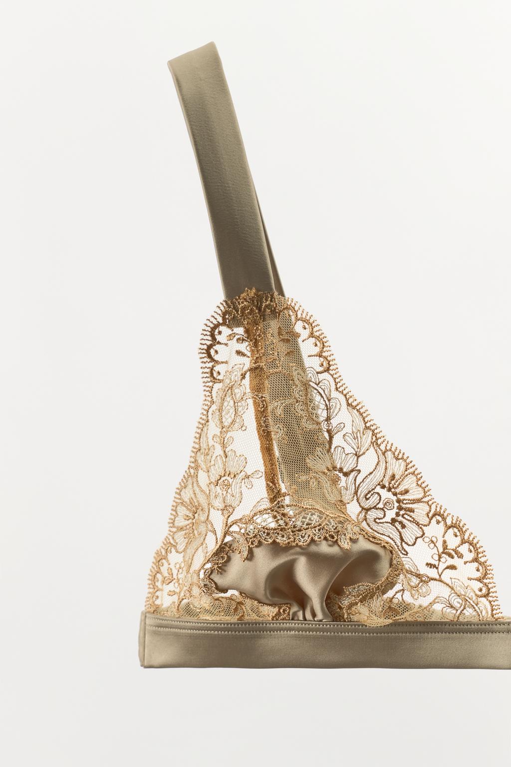 КОМБИНИРОВАННЫЙ АТЛАСНЫЙ БЮСТГАЛЬТЕР С ВЫШИВКОЙ