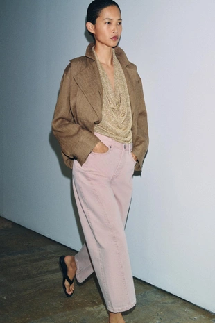 Джинсы Zw Collection Ankle Relaxed со средней посадкой