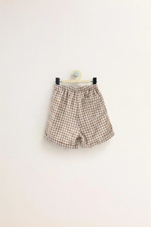 Zara Timeless - шорты в клетку из сирсекера- Заказать в России