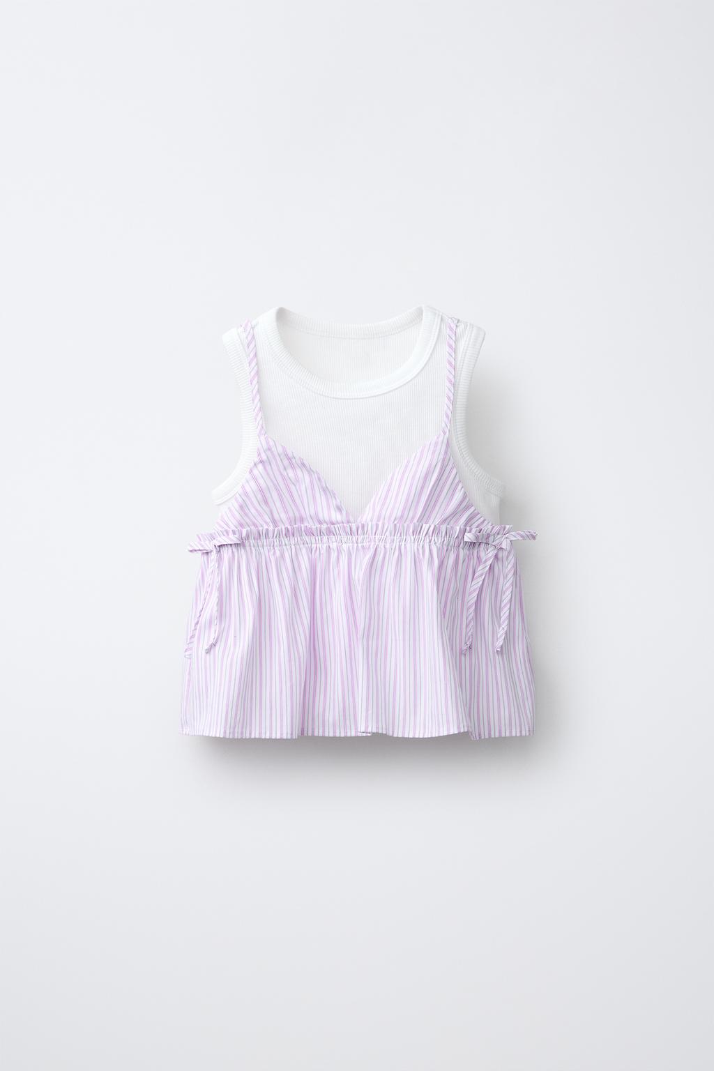 ТОП В ПОЛОСКУ С ТОПОМ В РУБЧИК