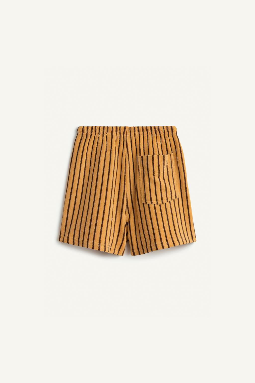 Полосатые терри бермуды