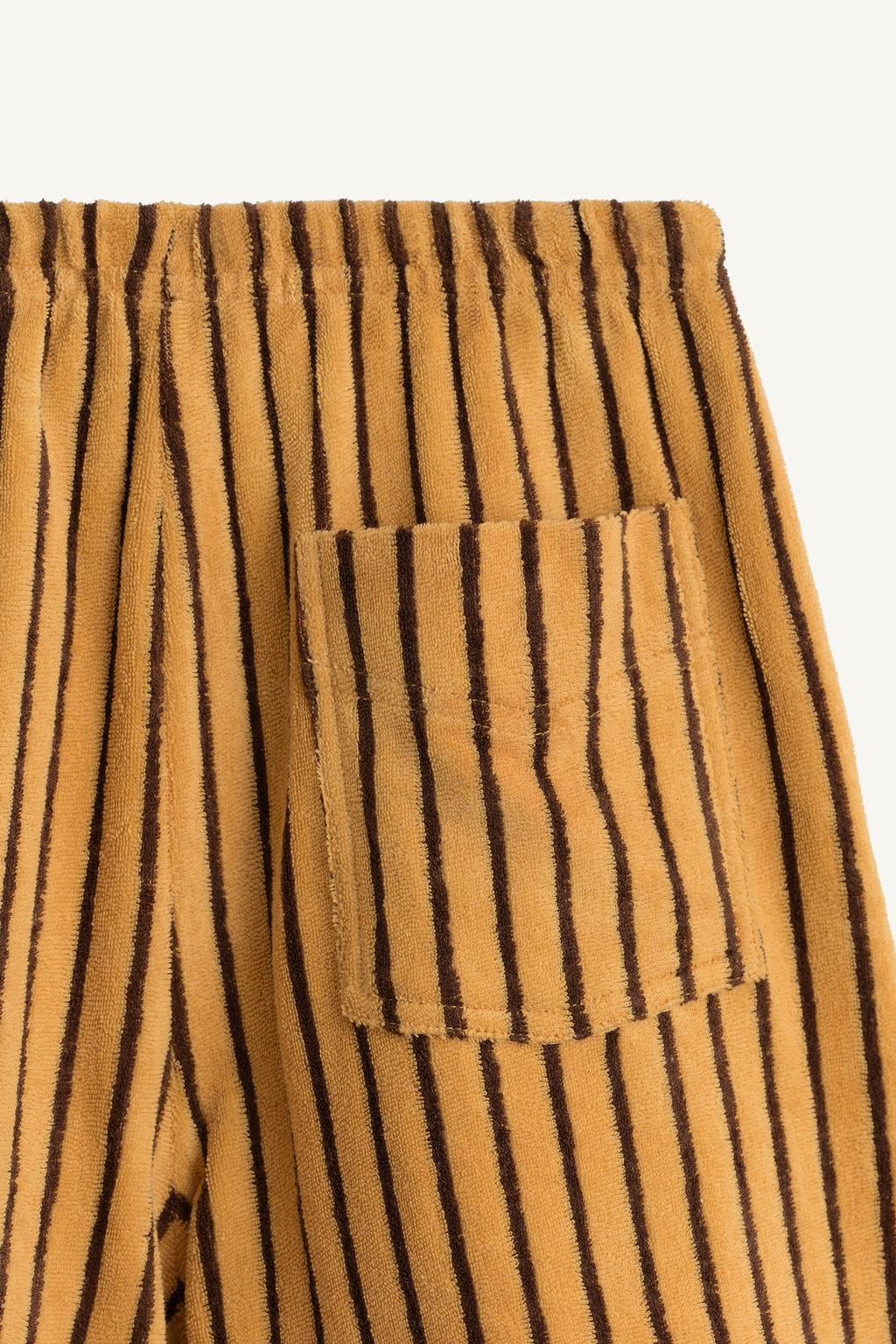 Полосатые терри бермуды