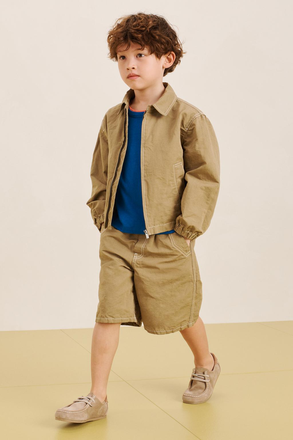 Бомбер 16 из смесовой ткани