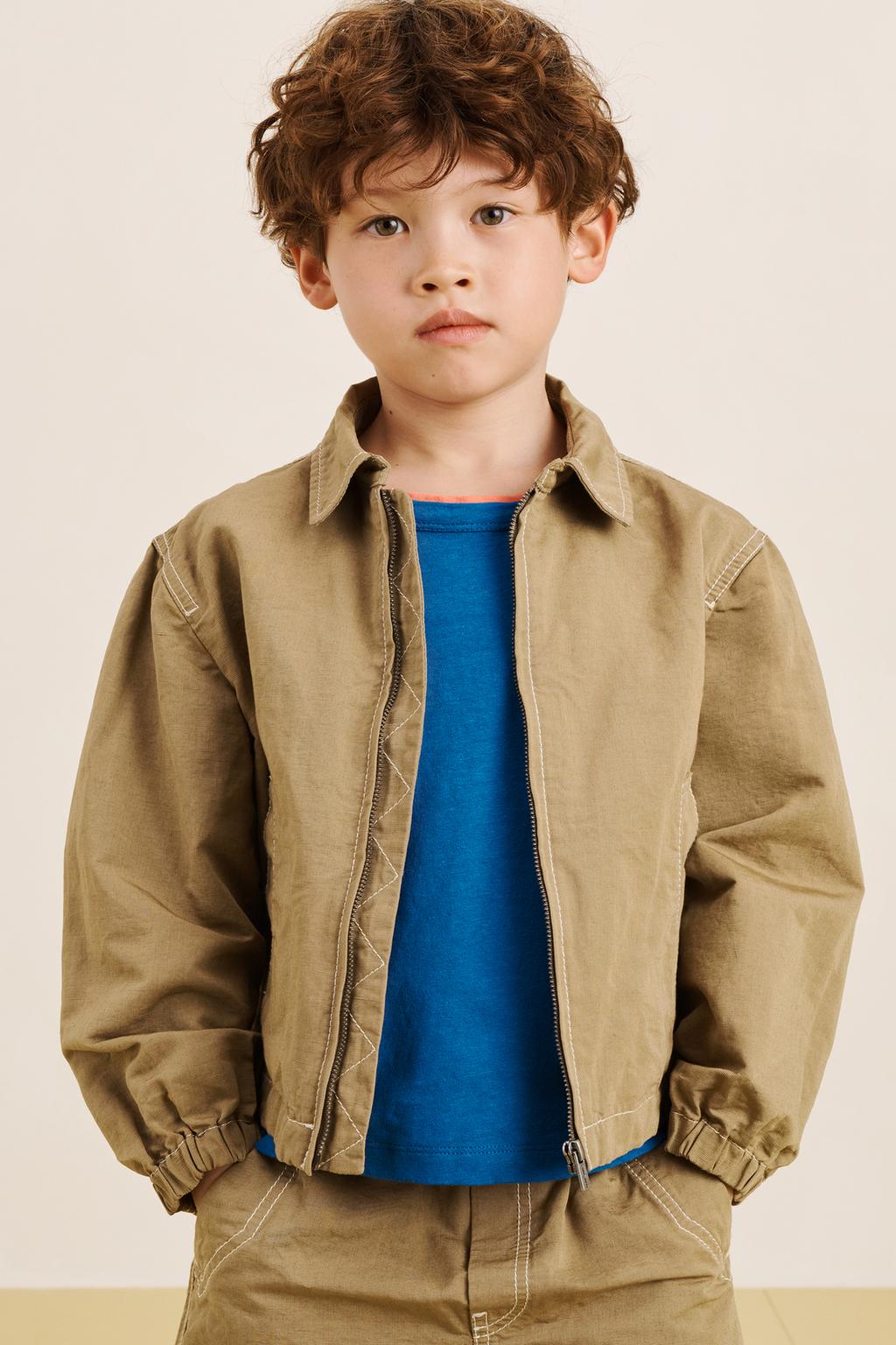 Бомбер 16 из смесовой ткани