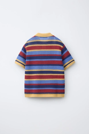 Поло в полоску кроше- Заказать в России