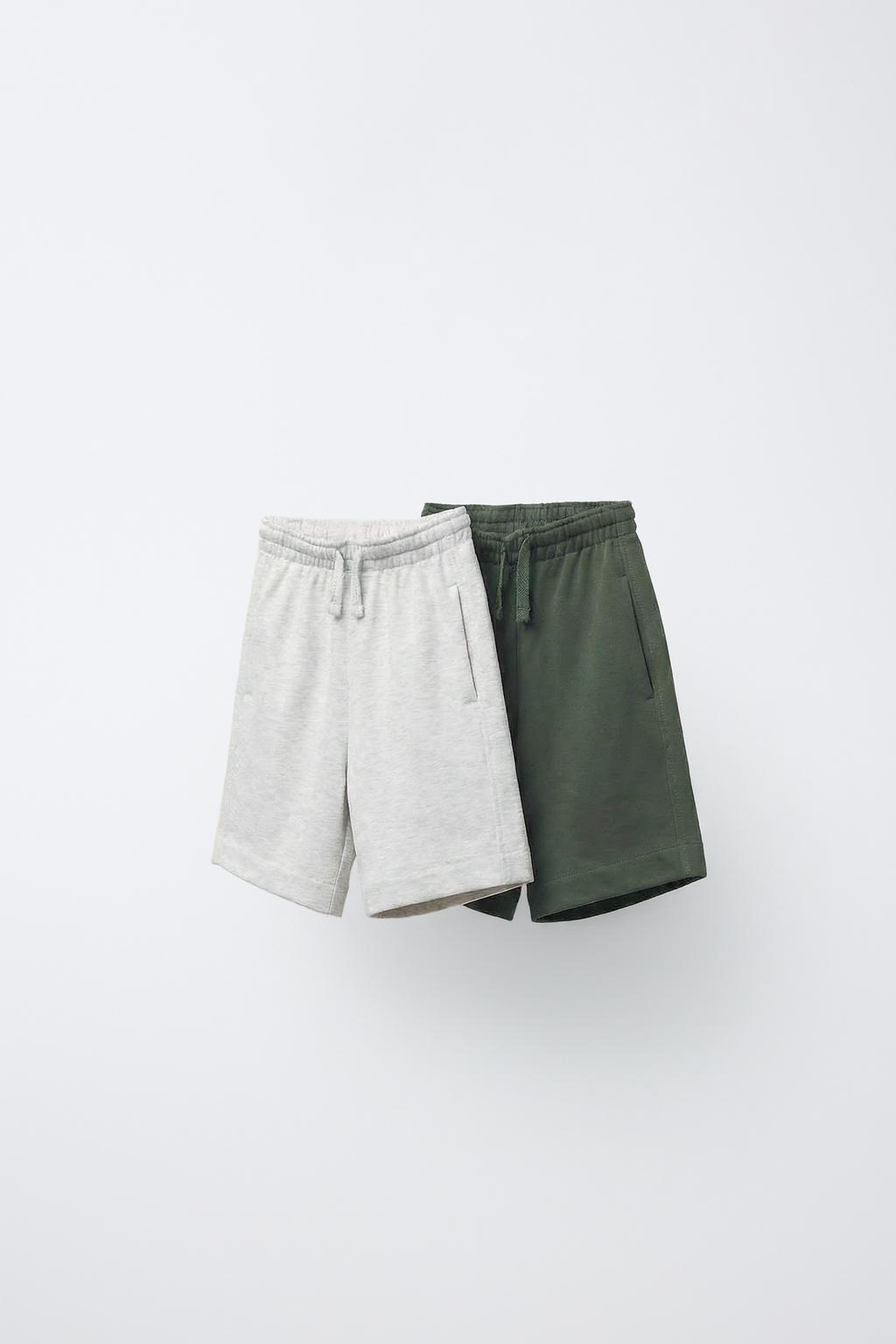 НАБОР ИЗ ДВУХ ОДНОТОННЫХ БЕРМУДОВ