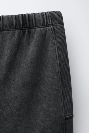 Шорты из мягкой ткани с этикеткой- Заказать в России