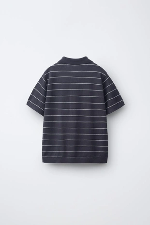 Поло из хлопка и льна