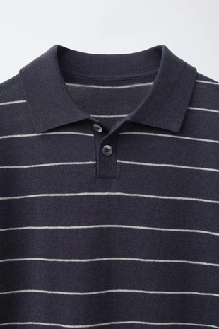 Поло из хлопка и льна