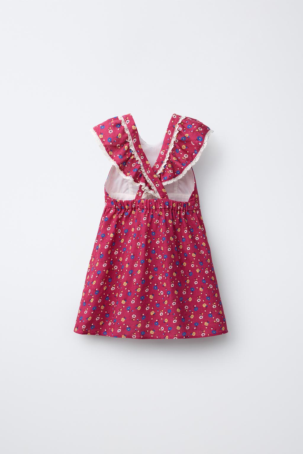 ПЛАТЬЕ ИЗ ЛЬНА С ЦВЕТОЧНЫМ ПРИНТОМ