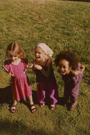 Платье из льна с цветочным принтом- Заказать в России