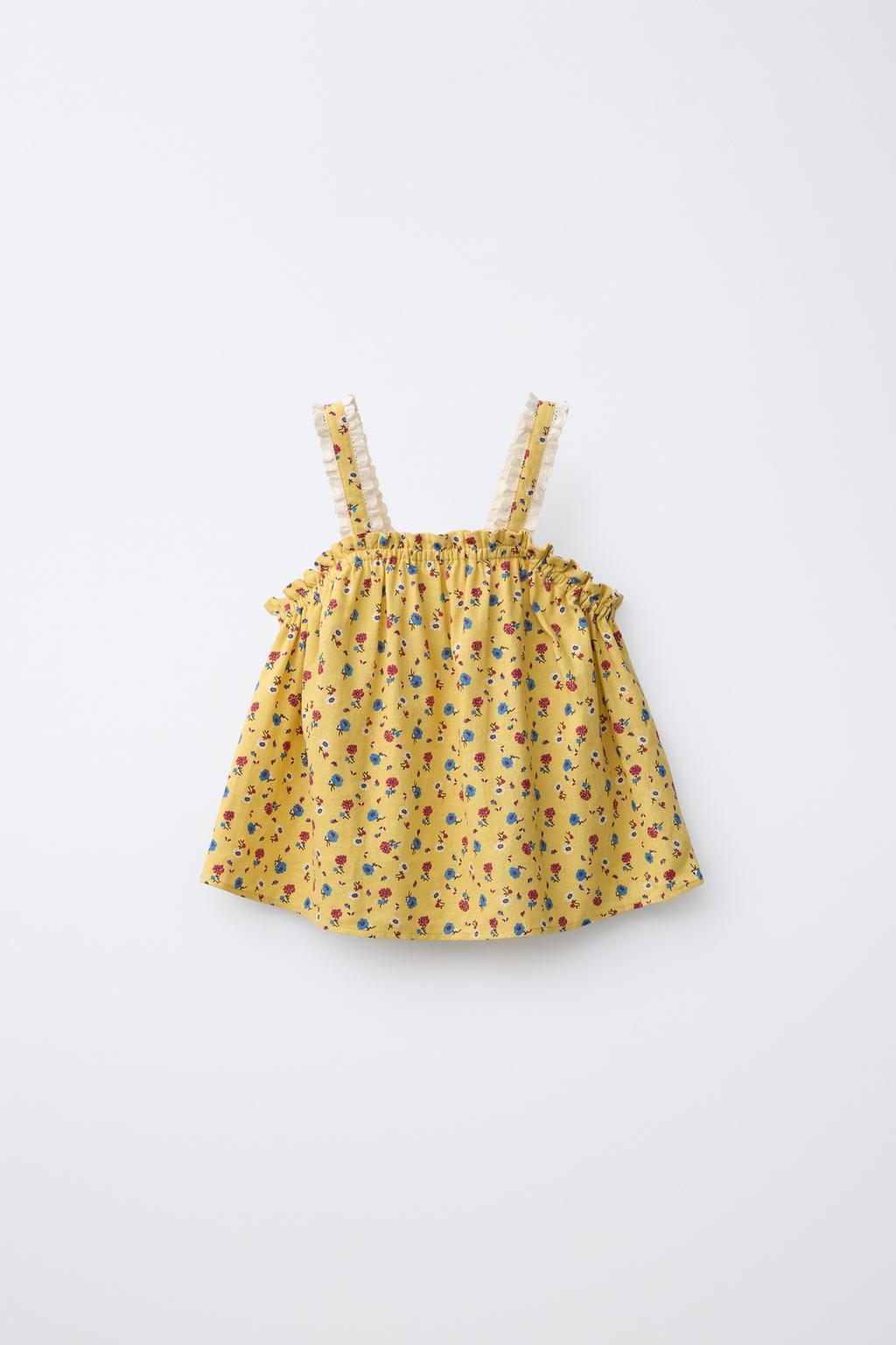 ТОП ИЗ СМЕСОВОГО ЛЬНА С ЦВЕТОЧНЫМ ПРИНТОМ