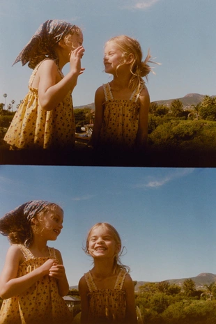 Топ из смесового льна с цветочным принтом- Заказать в России