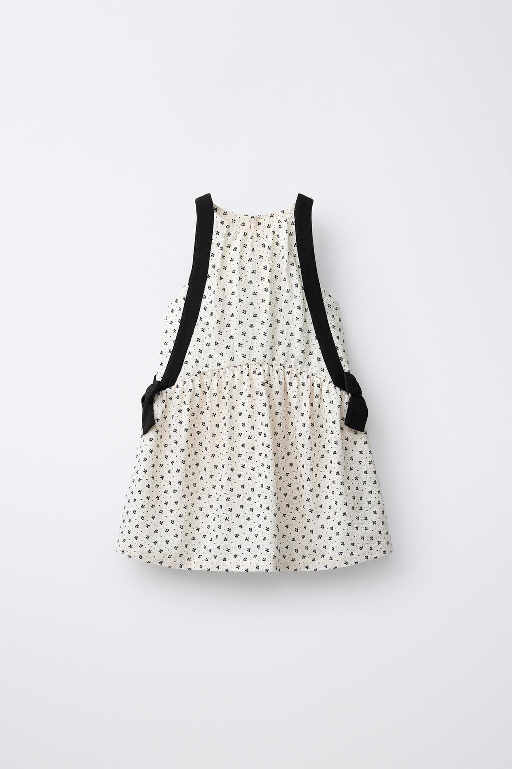 ПЛАТЬЕ ИЗ ТКАНИ С ЦВЕТОЧНЫМ ПРИНТОМ