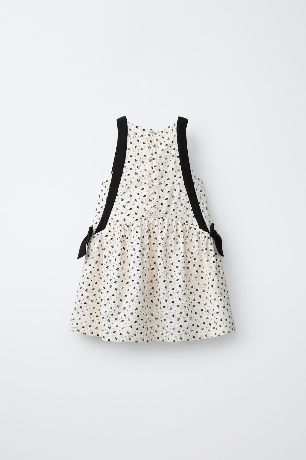 ПЛАТЬЕ ИЗ ТКАНИ С ЦВЕТОЧНЫМ ПРИНТОМ