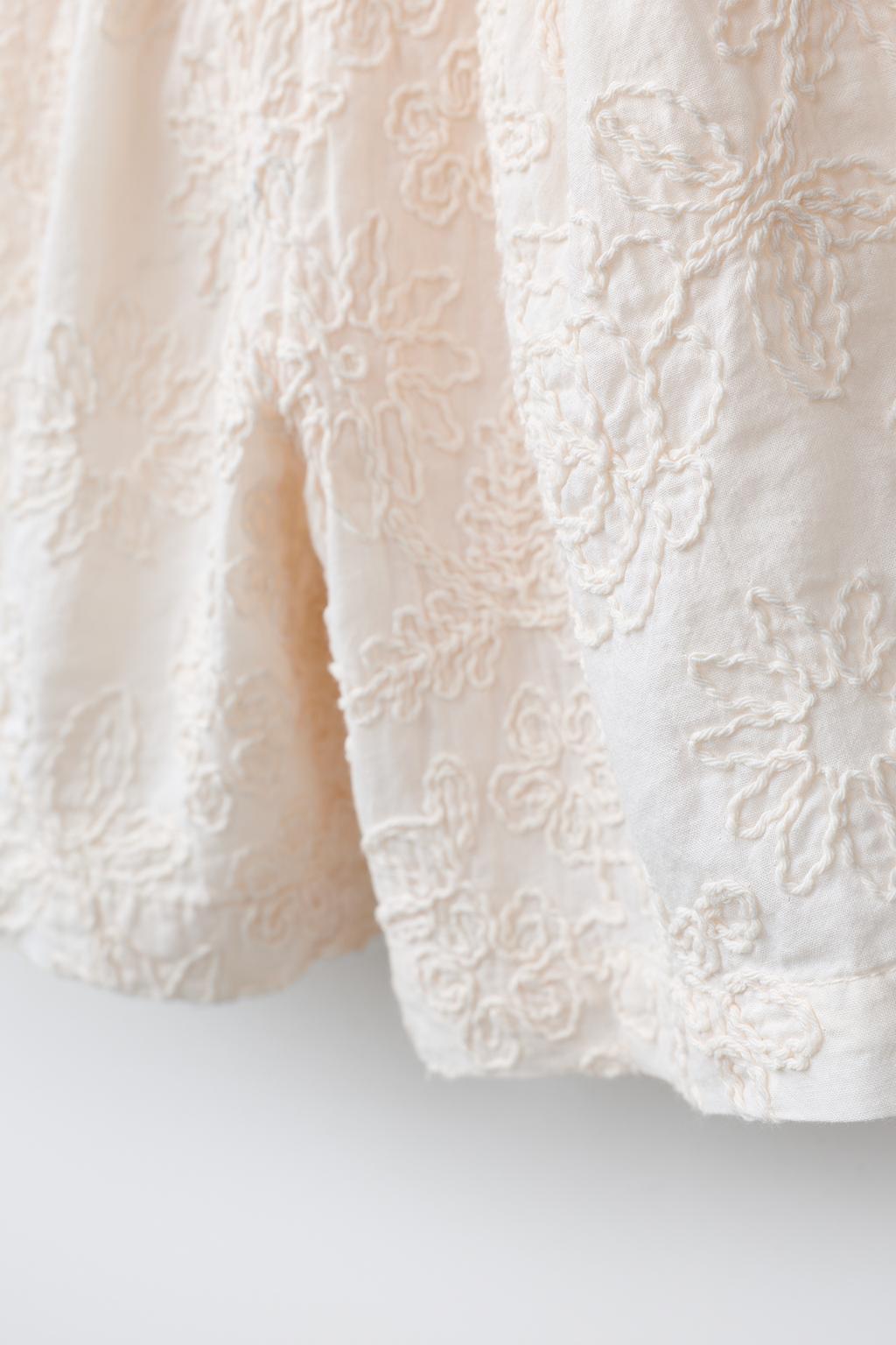 ШОРТЫ С ВЫШИТЫМИ ЦВЕТАМИ