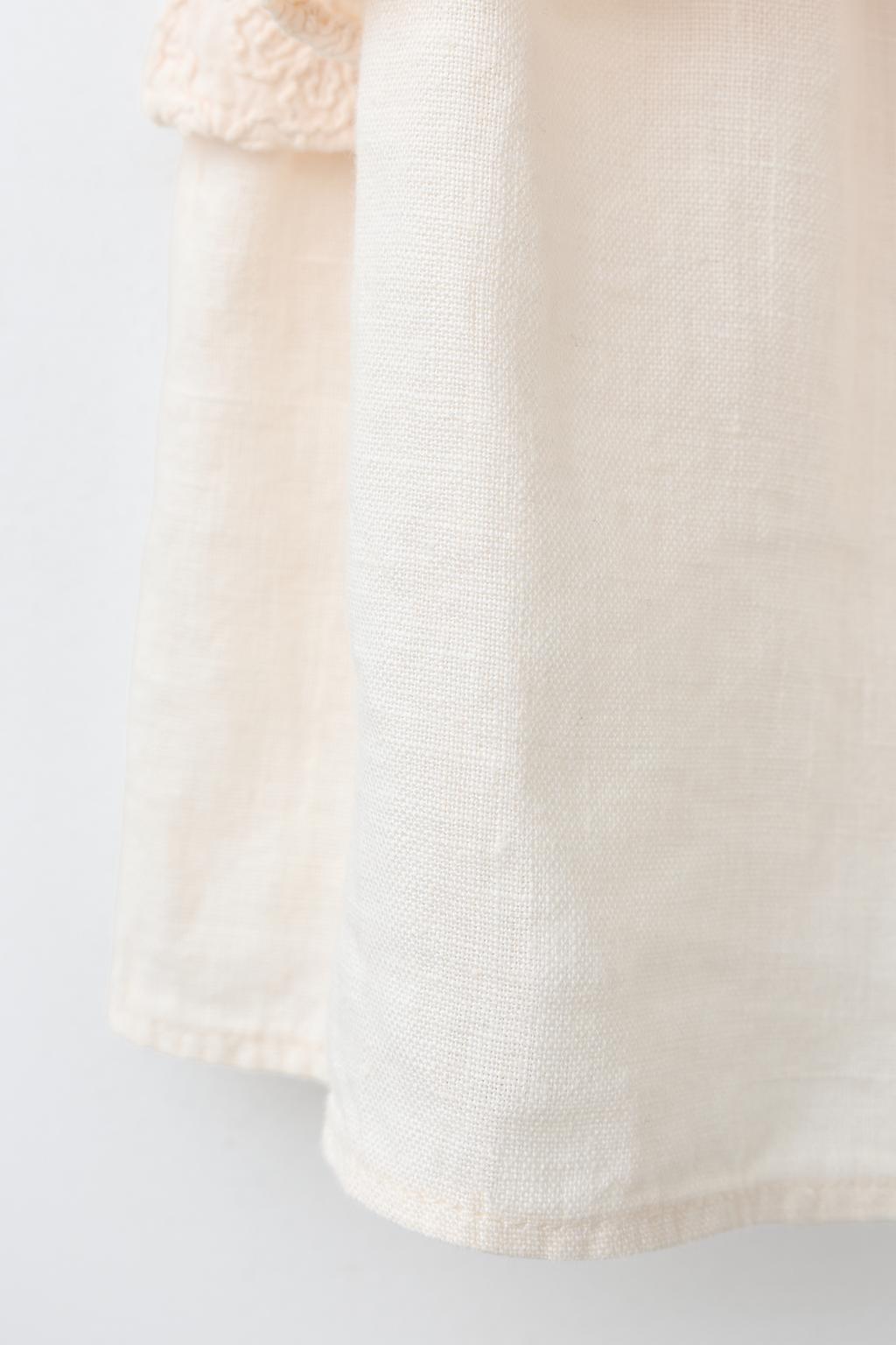 ТОП ИЗ СМЕСОВОГО ЛЬНА С ЦВЕТОЧНОЙ ВЫШИВКОЙ