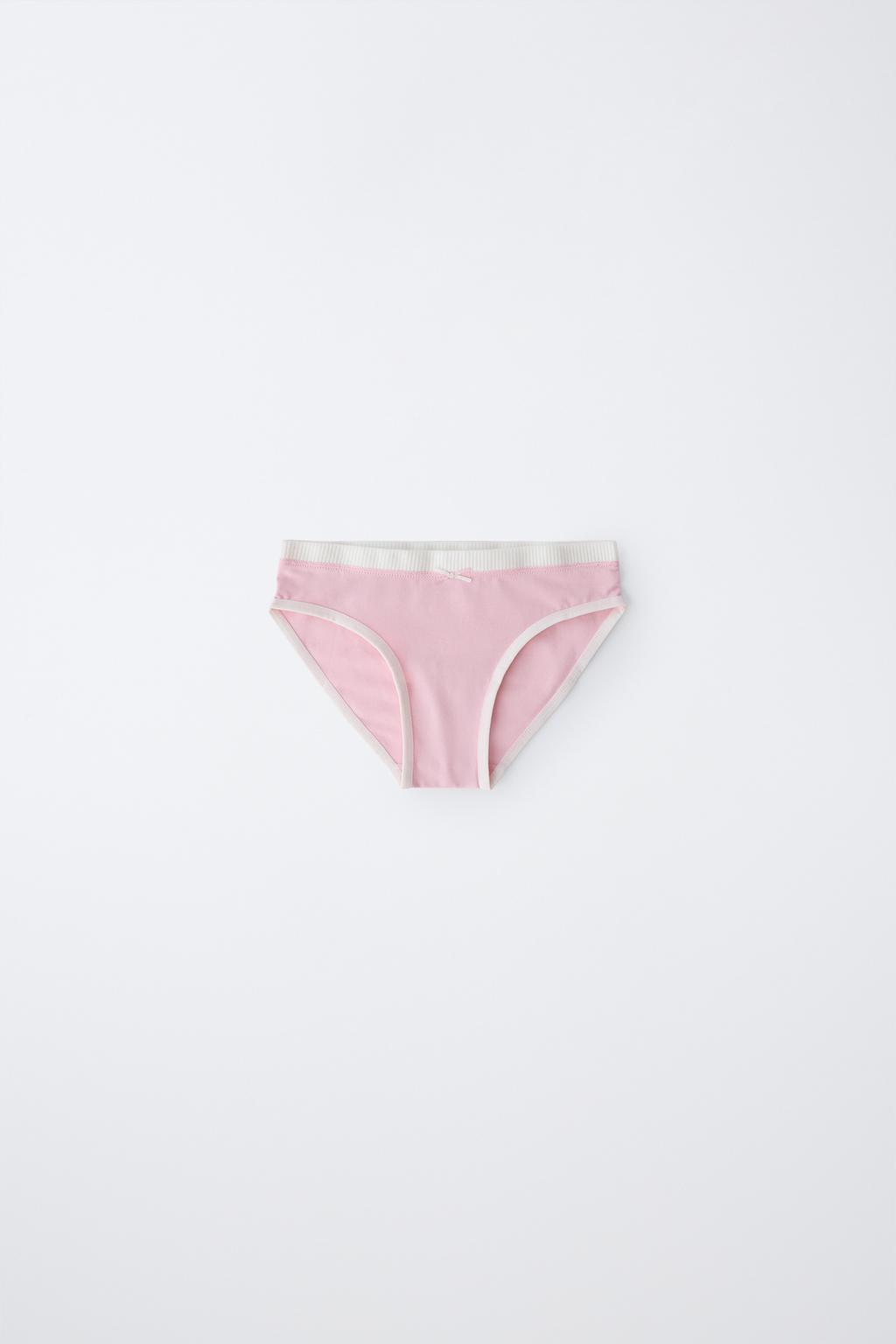 1,5–6 ЛЕТ/ НАБОР ИЗ ШЕСТИ ТРУСОВ С КОНТРАСТНОЙ ОТДЕЛКОЙ