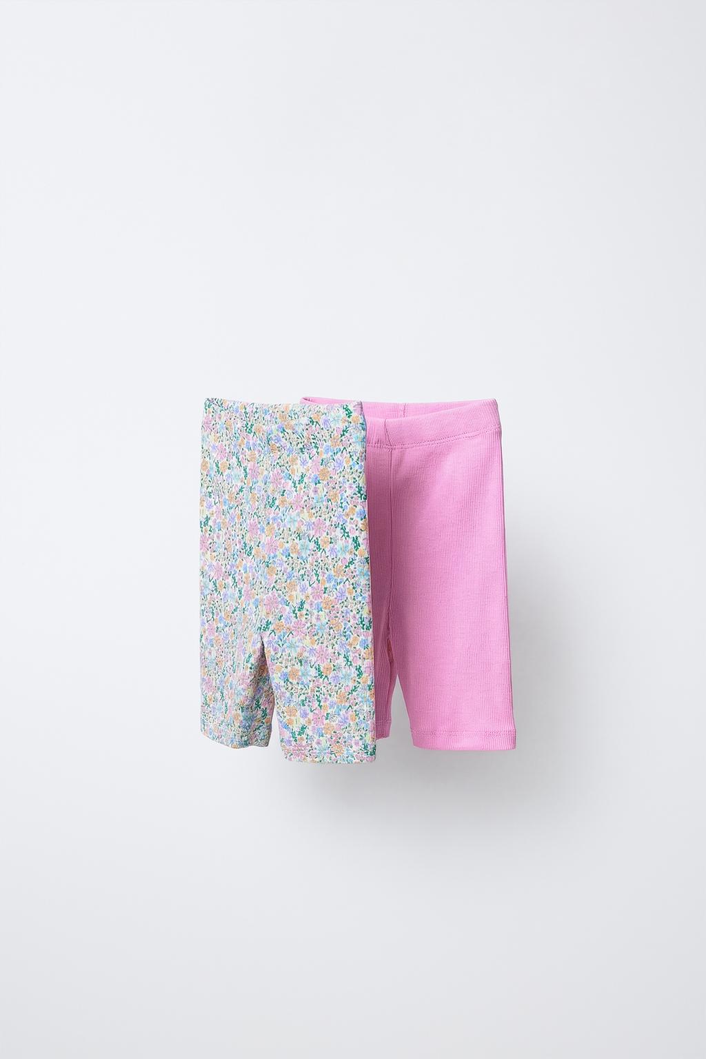 КОМПЛЕКТ ИЗ ДВУХ ЛЕГИНСОВ В РУБЧИК