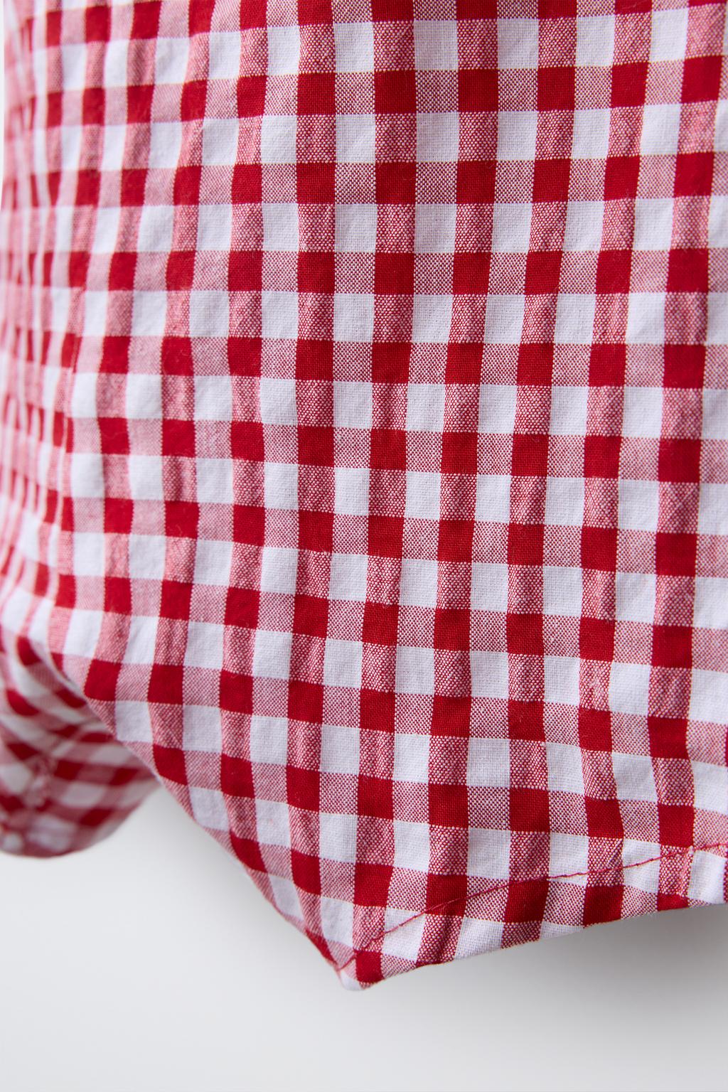 КОРОТКИЙ КОМБИНЕЗОН В КЛЕТКУ ВИШИ