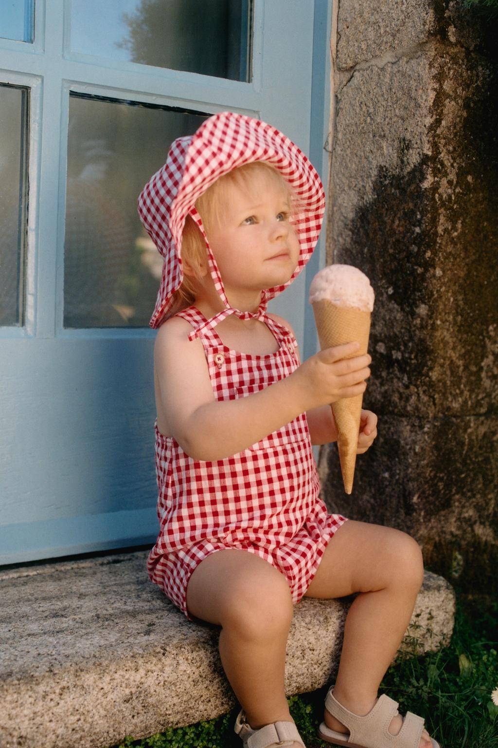 КОРОТКИЙ КОМБИНЕЗОН В КЛЕТКУ ВИШИ