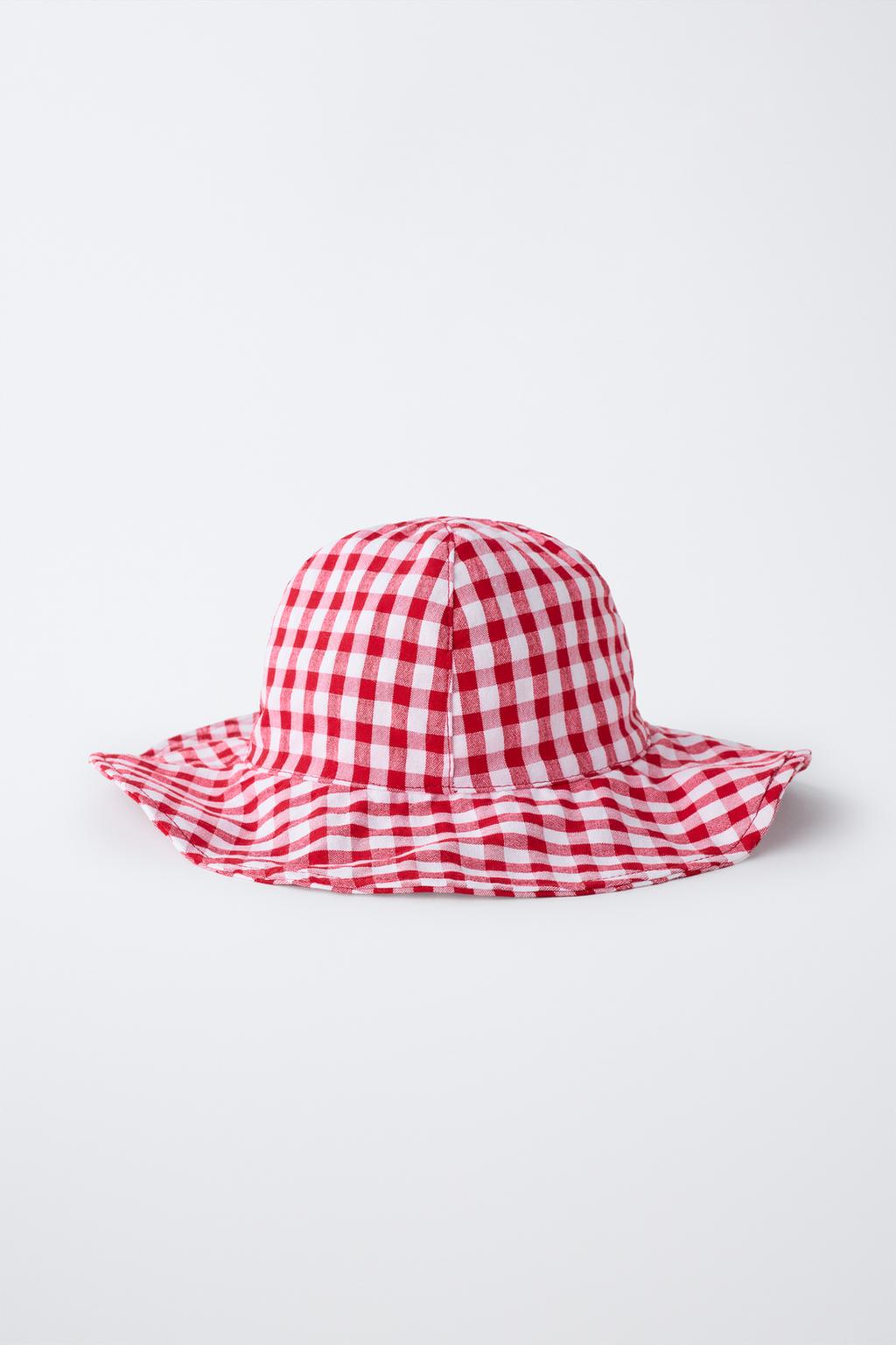 Ведро шляпа в клетку