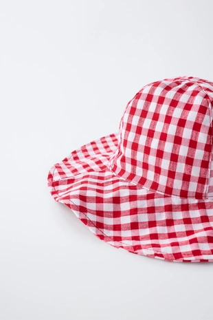 Ведро шляпа в клетку- Заказать в России