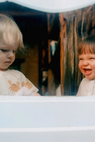 Длинный комбинезон в полоску из хлопка и льна- Заказать в России