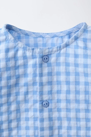 Рубашка в клетку виши- Заказать в России