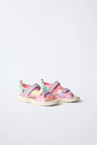 Многоцветные технические сандалии- Заказать в России