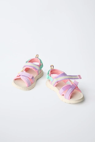 Многоцветные технические сандалии- Заказать в России