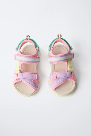 Многоцветные технические сандалии- Заказать в России