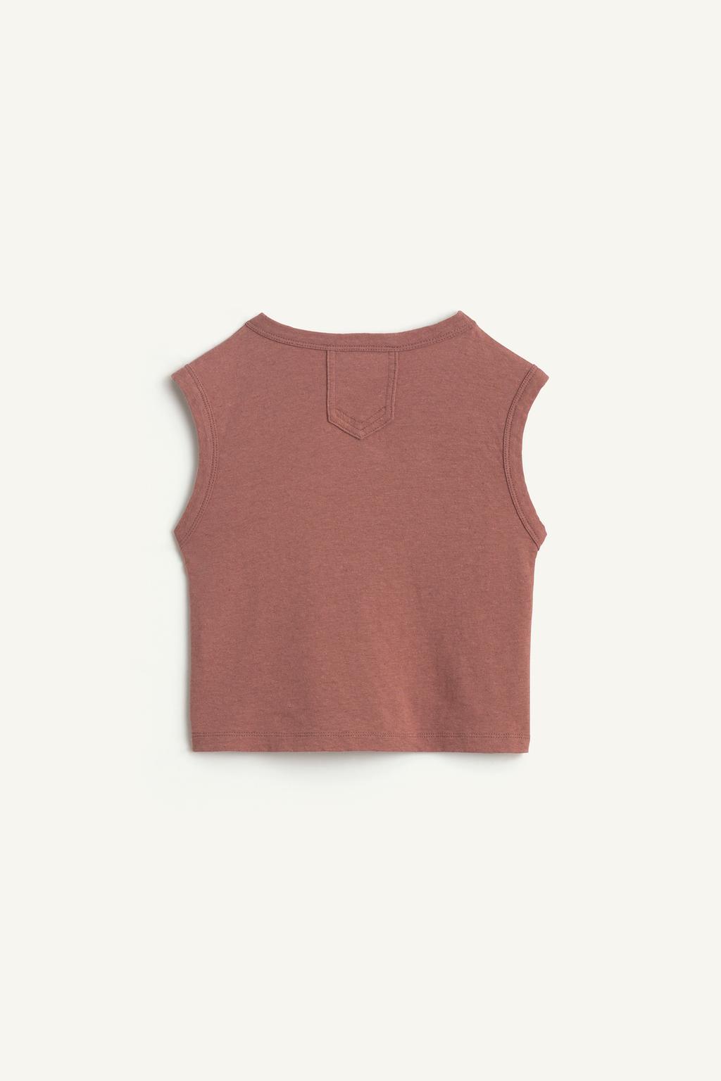 Топ без рукавов с круглым вырезом tnnk tp 16