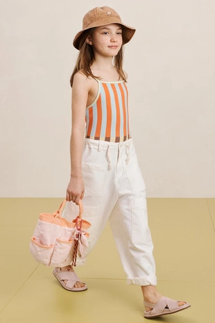 Сандалии из кожи с перекрестными лямками