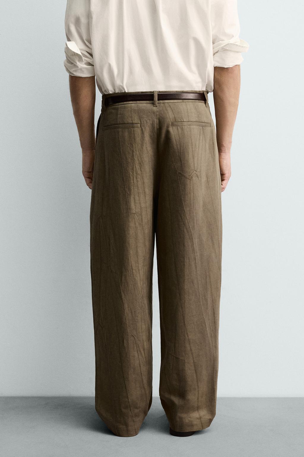 БРЮКИ СО СКЛАДКАМИ И ПРИНТОМ ТАЙ-ДАЙ