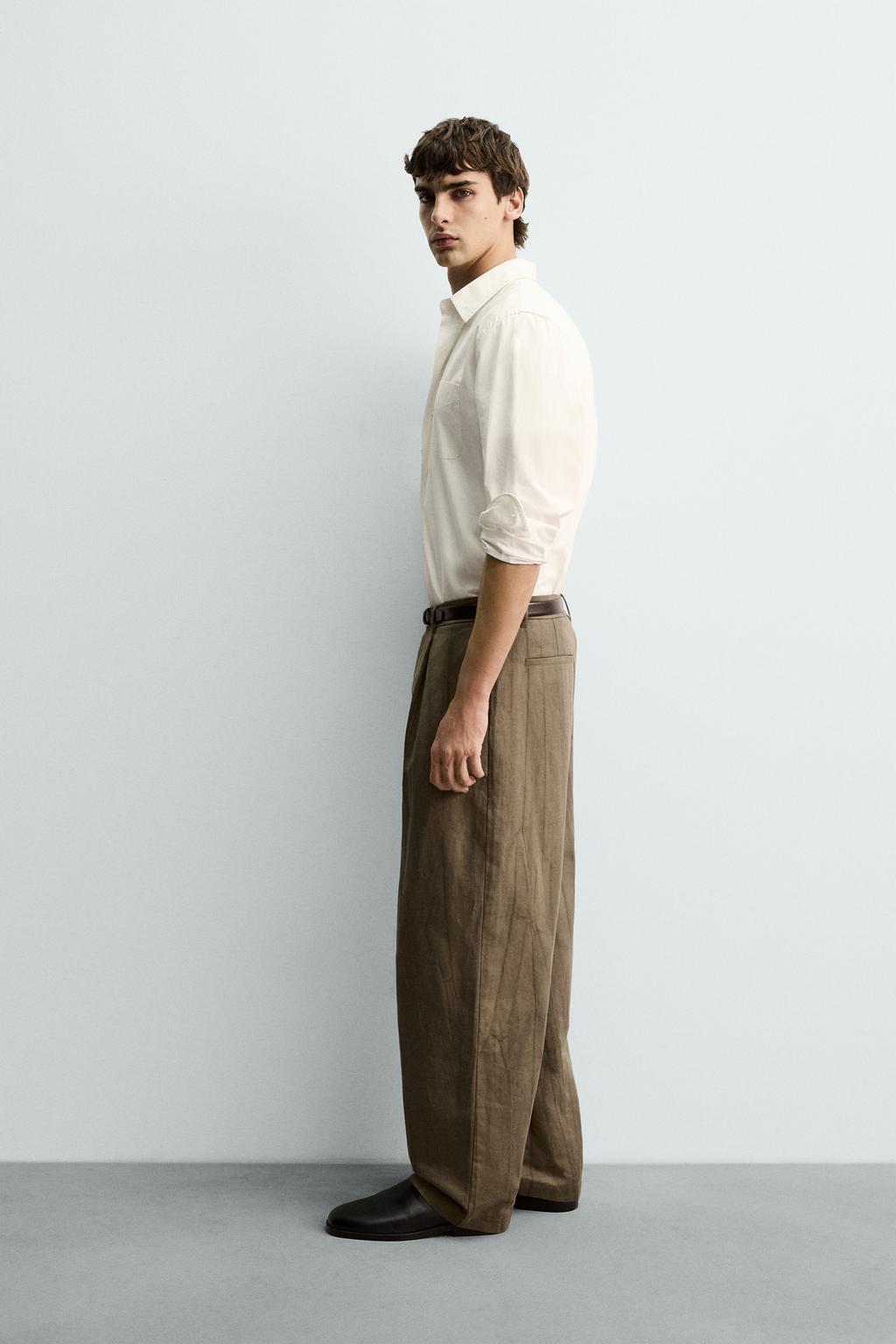 БРЮКИ СО СКЛАДКАМИ И ПРИНТОМ ТАЙ-ДАЙ