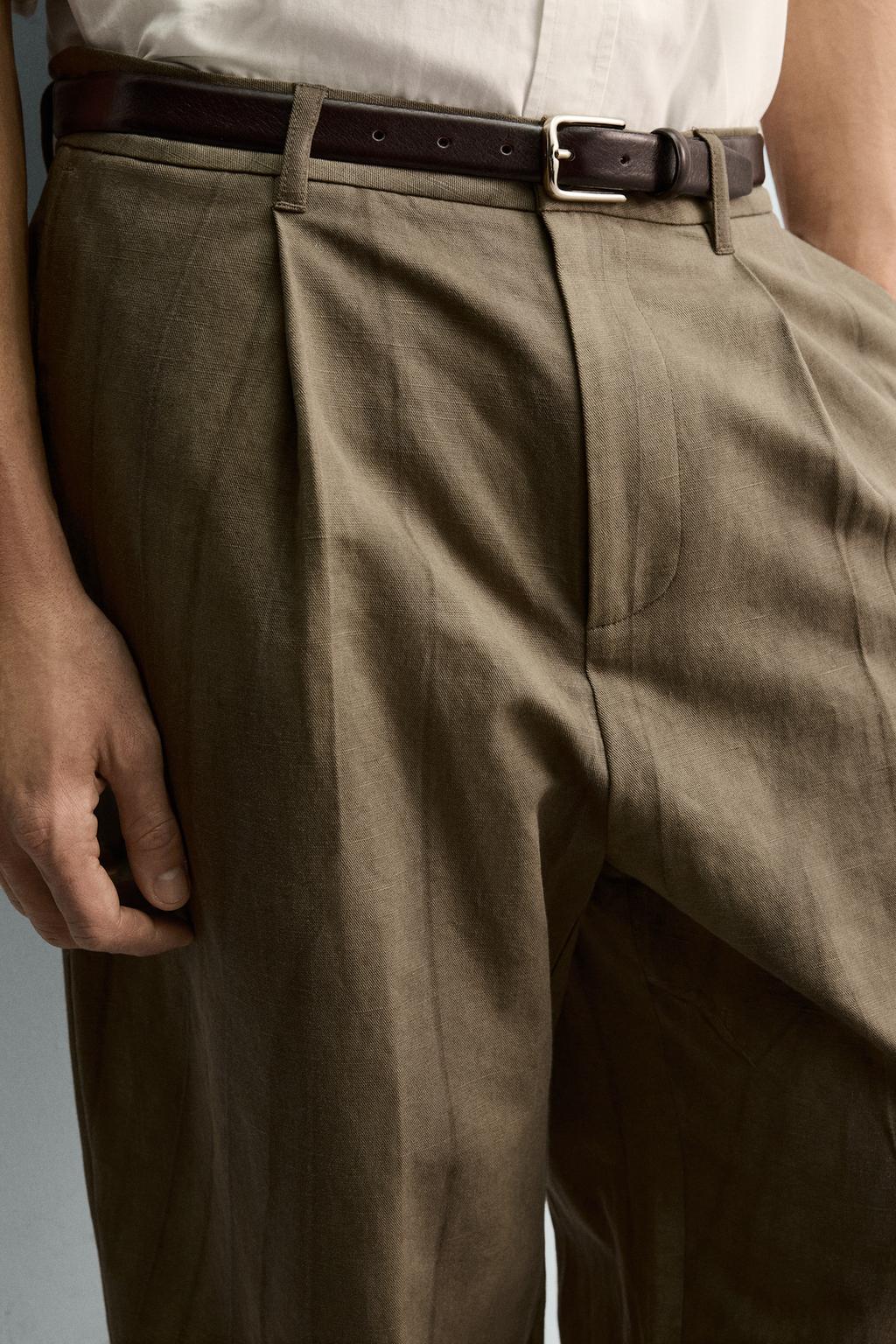 БРЮКИ СО СКЛАДКАМИ И ПРИНТОМ ТАЙ-ДАЙ