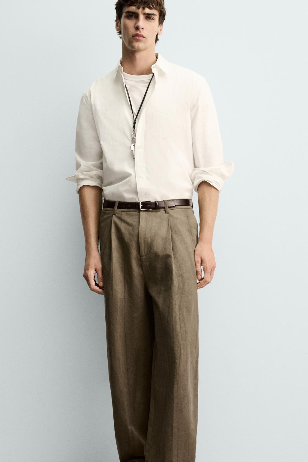 БРЮКИ СО СКЛАДКАМИ И ПРИНТОМ ТАЙ-ДАЙ