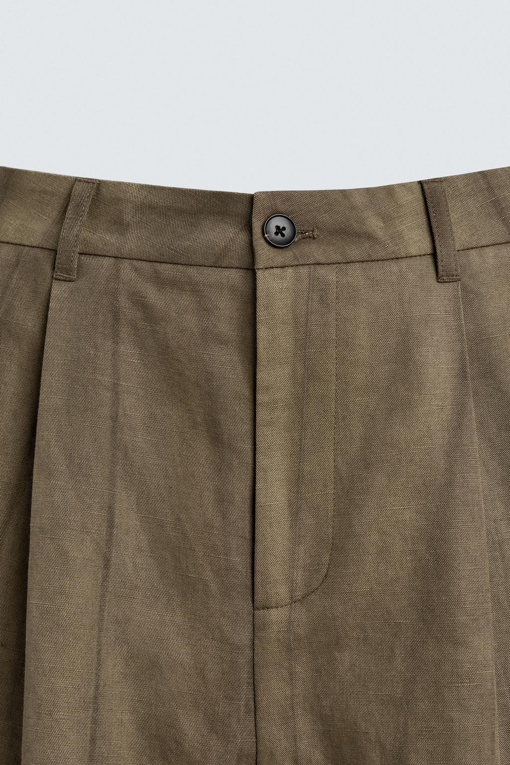 БРЮКИ СО СКЛАДКАМИ И ПРИНТОМ ТАЙ-ДАЙ