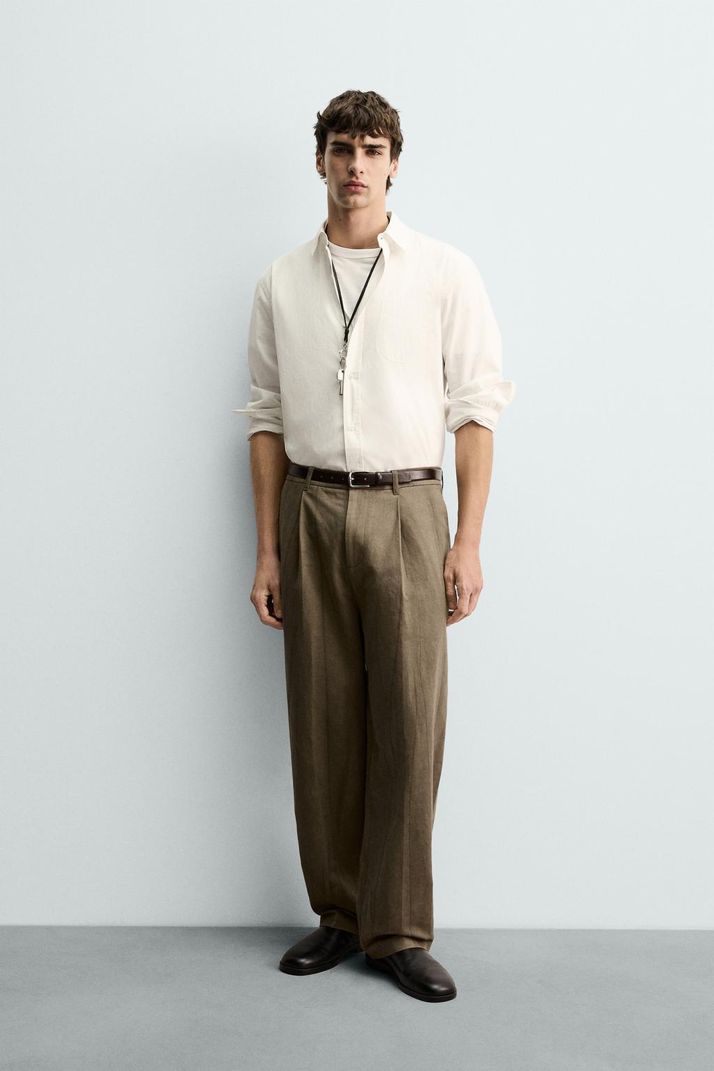 БРЮКИ СО СКЛАДКАМИ И ПРИНТОМ ТАЙ-ДАЙ