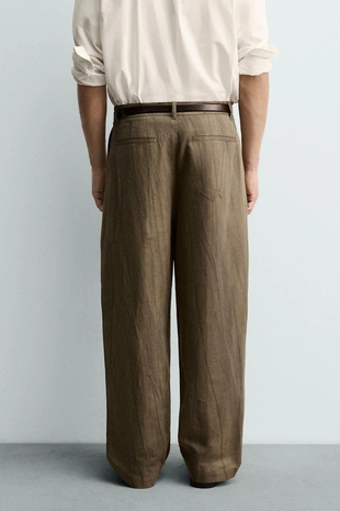 Брюки со складками и принтом тай-дай- Заказать в России