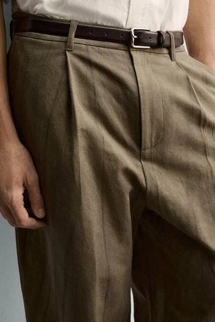 Брюки со складками и принтом тай-дай- Заказать в России