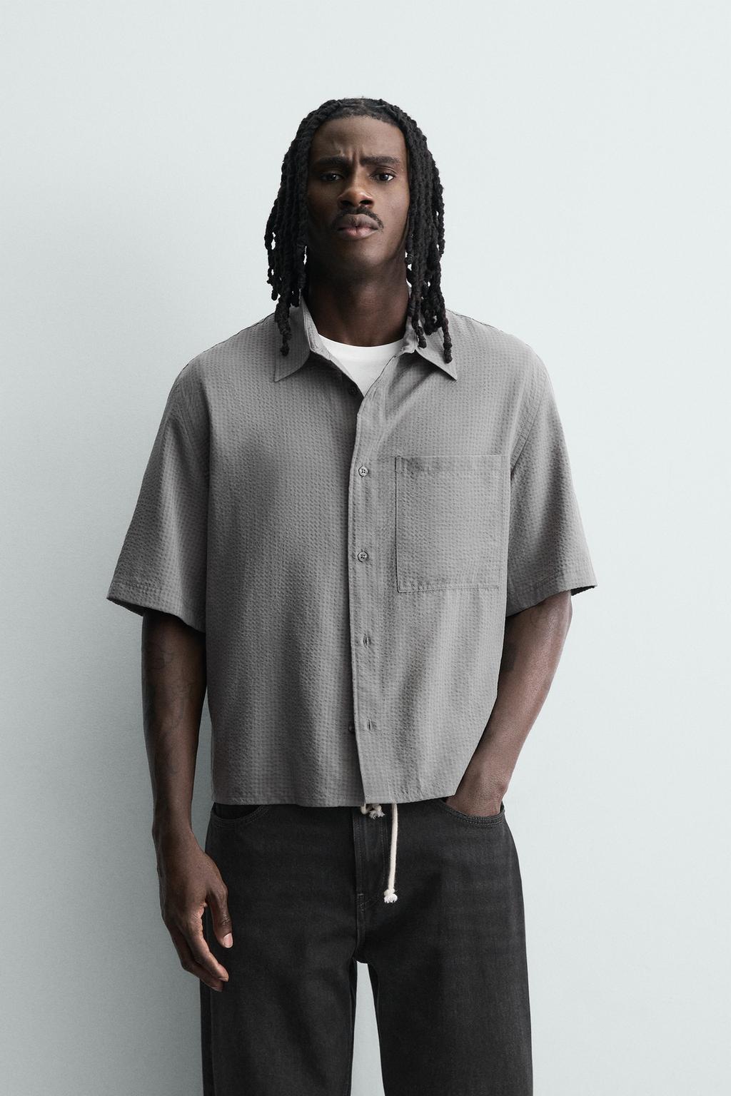 РУБАШКА СВОБОДНОГО КРОЯ В КЛЕТКУ