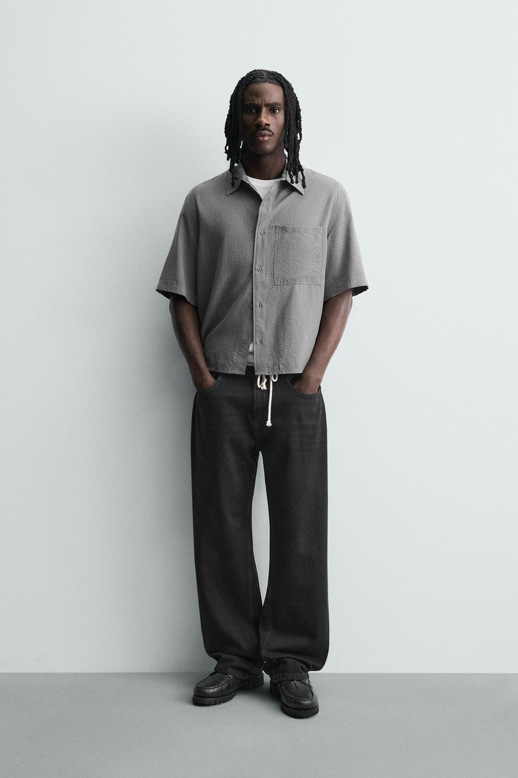 РУБАШКА СВОБОДНОГО КРОЯ В КЛЕТКУ