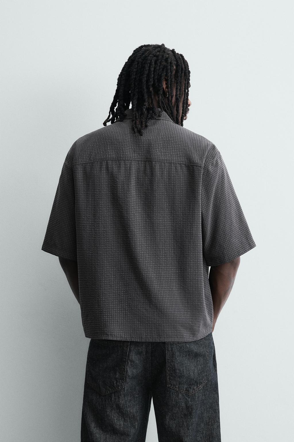 РУБАШКА СВОБОДНОГО КРОЯ В КЛЕТКУ